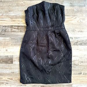 LIMITED EDITION BLACK STRAPLESS DRESS